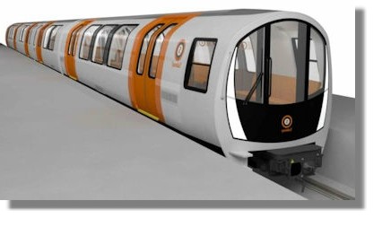 Glasgow Underground Train